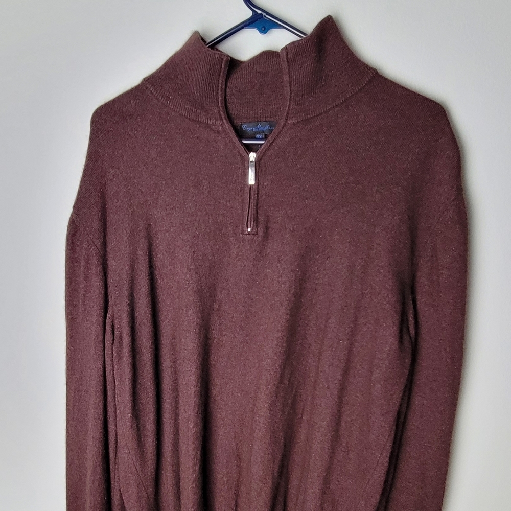 Enzo Mantovani Rare Silk Cashmere Zip Up Sweater XXL